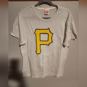 HOMAGE Gray and Yellow Pittsburgh Pirates Shirt